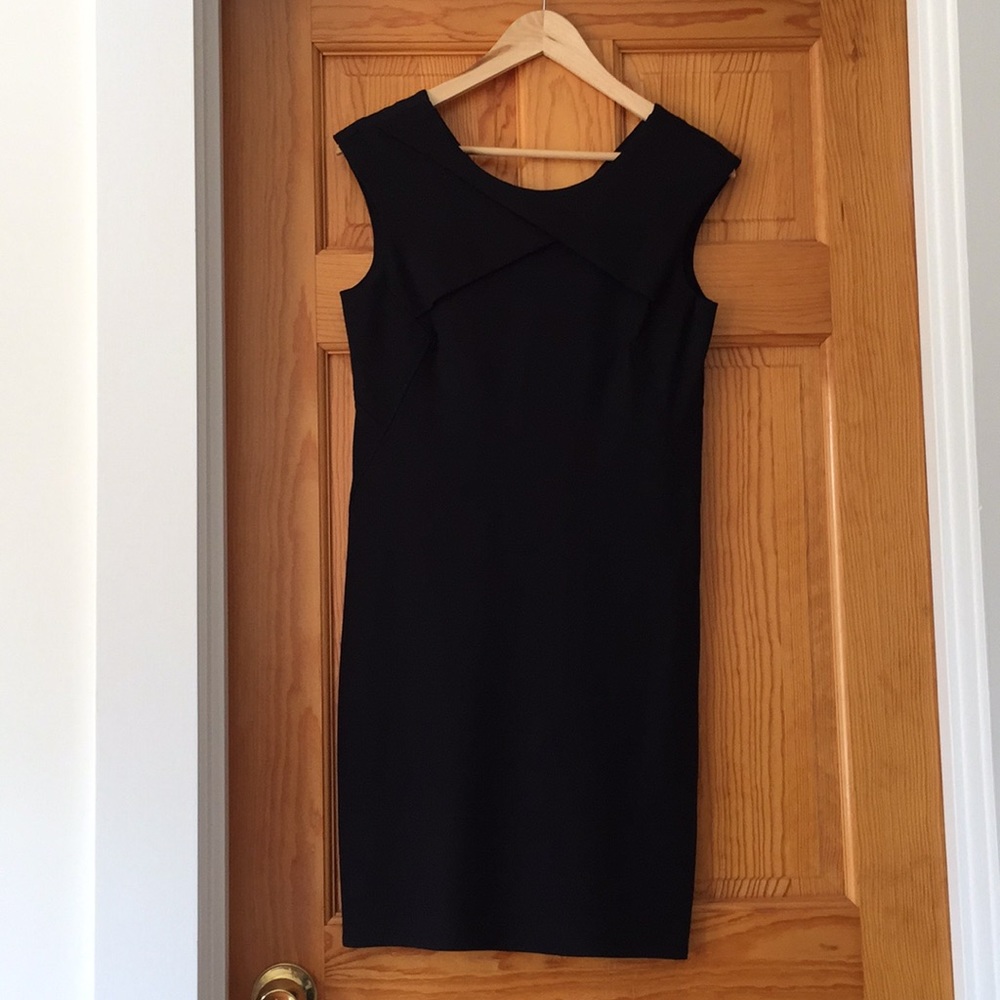 Helmet Lang Wool Sheath Dress